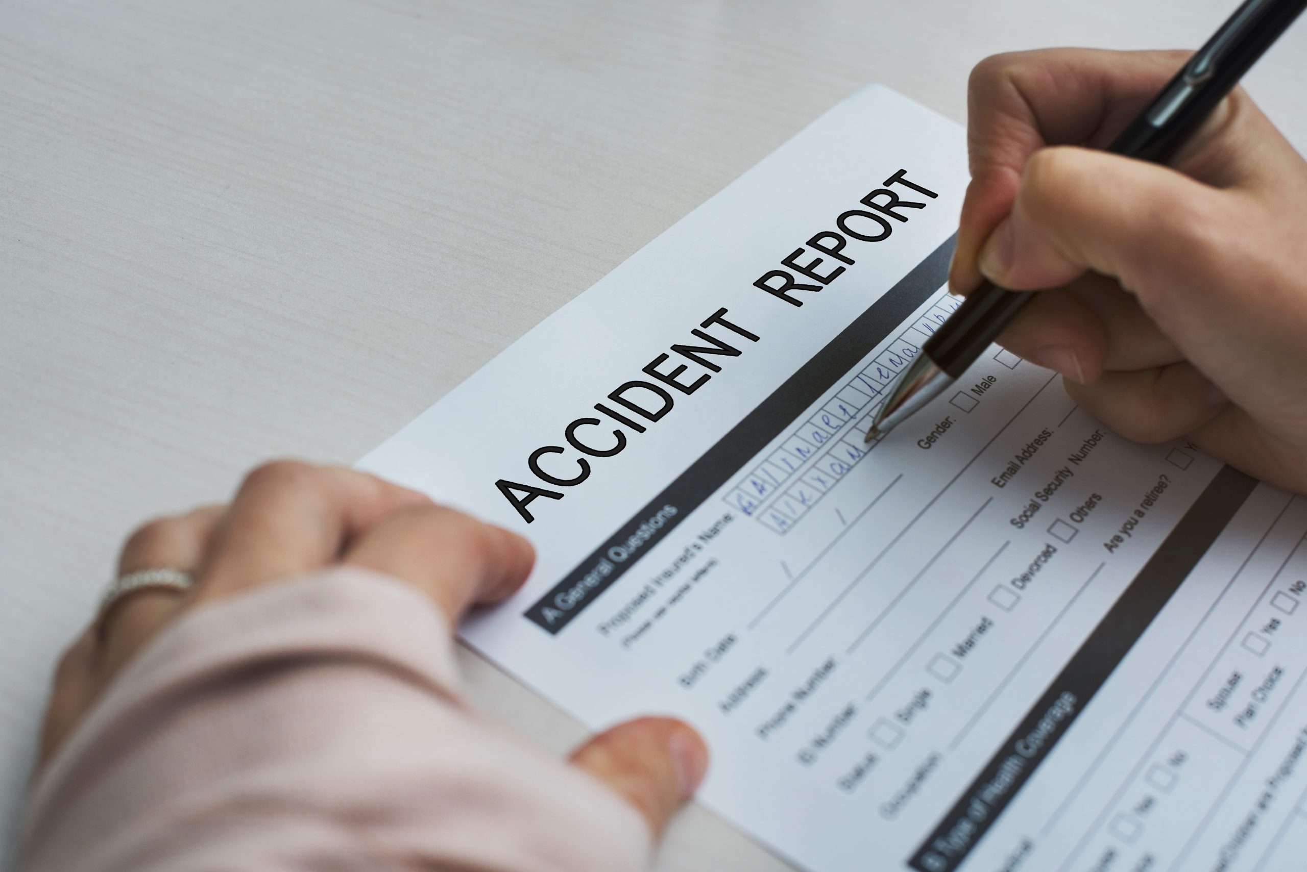 Report the Accident to Your Insurance Provider