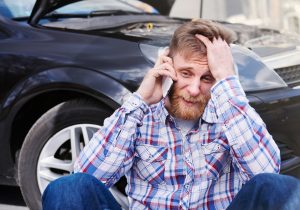Head-On Collision Car Accident