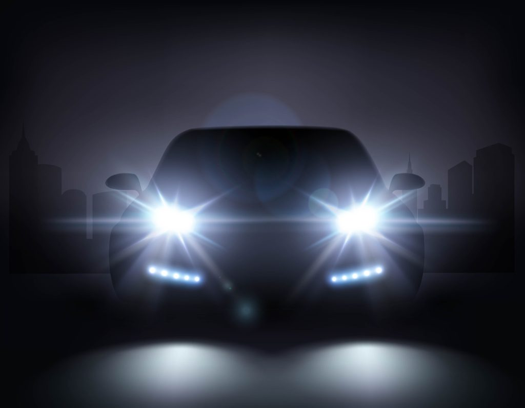 How high beams cause serious car accident